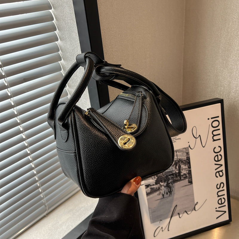 Structured Leather Handbag