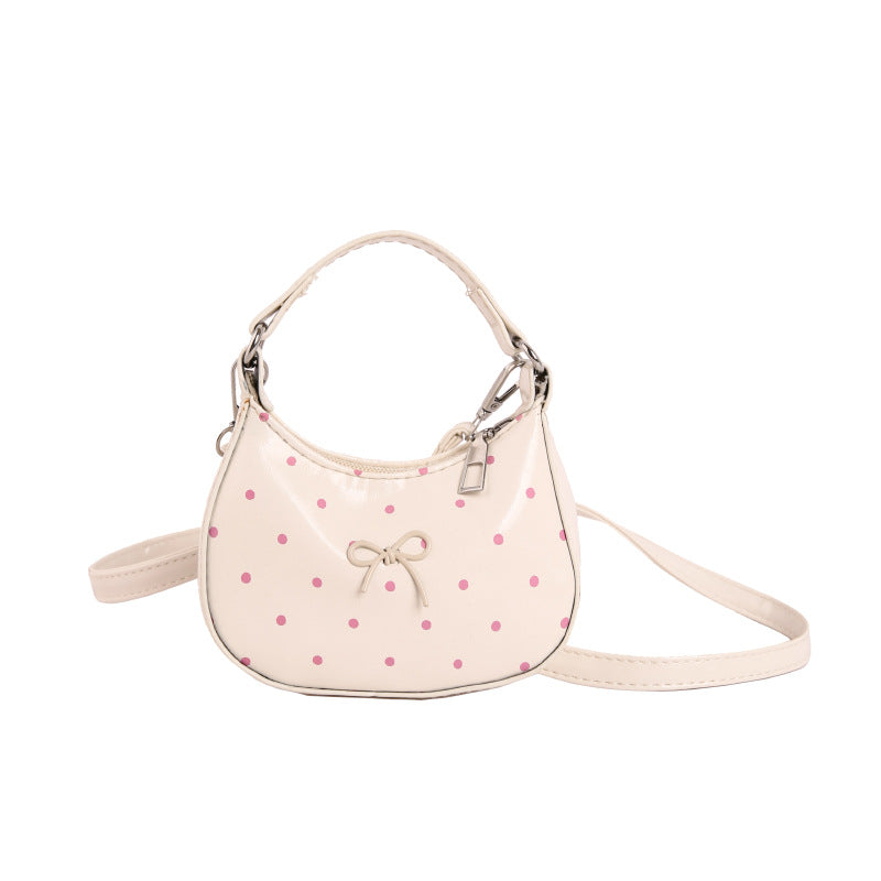 WoCharming Polka Dot Crossbody Handbag