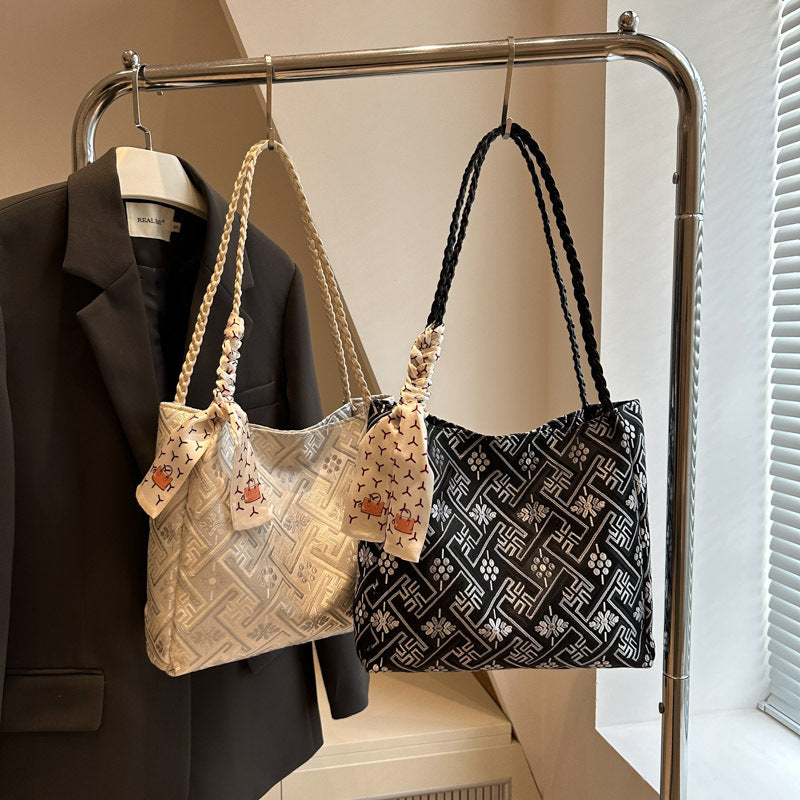 Elegant Patterned Tote Bag