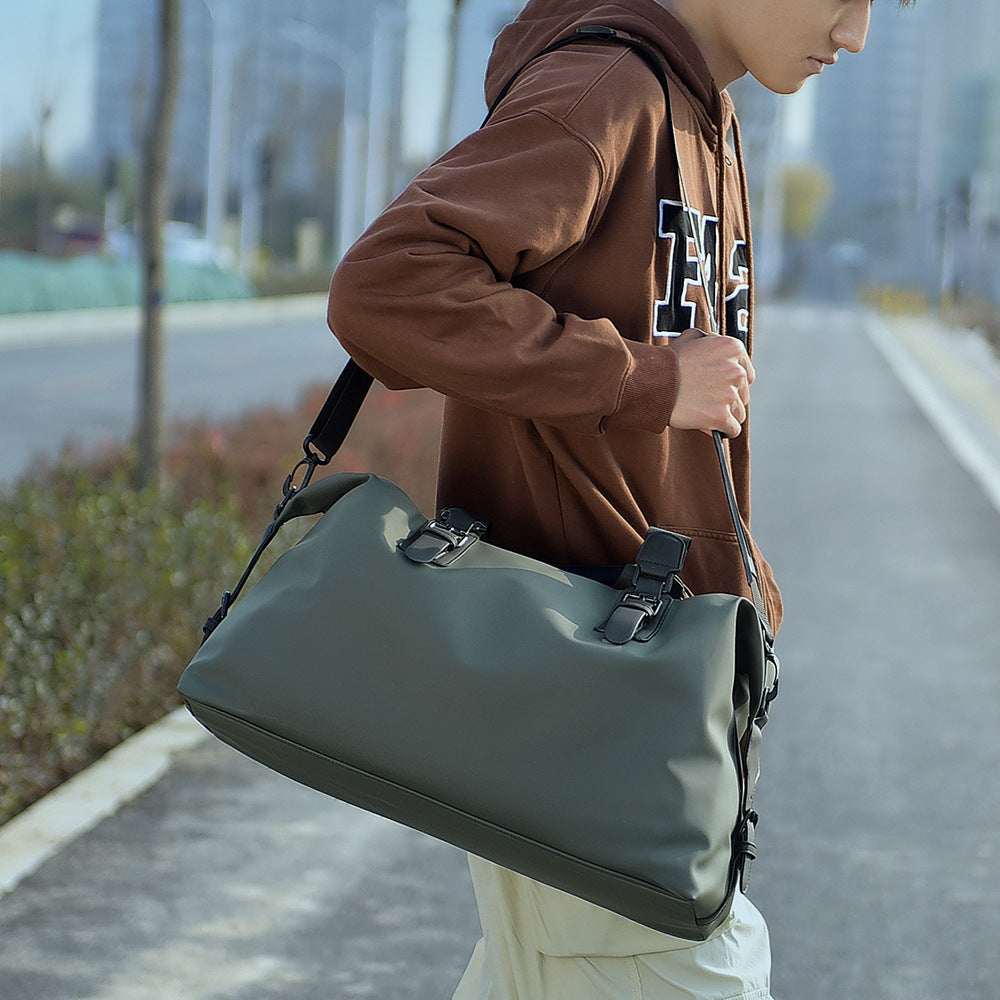Sleek Water-Resistant Travel Duffel Bag