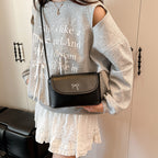 Minimalist Bow Detail Crossbody Handbag