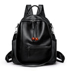 Premium Leather Travel Backpack