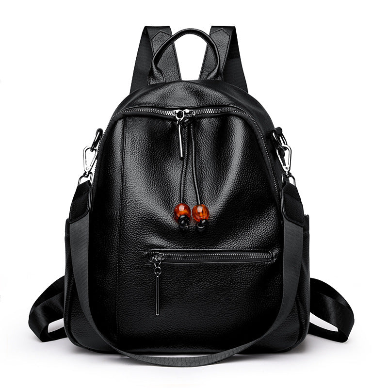 Premium Leather Travel Backpack
