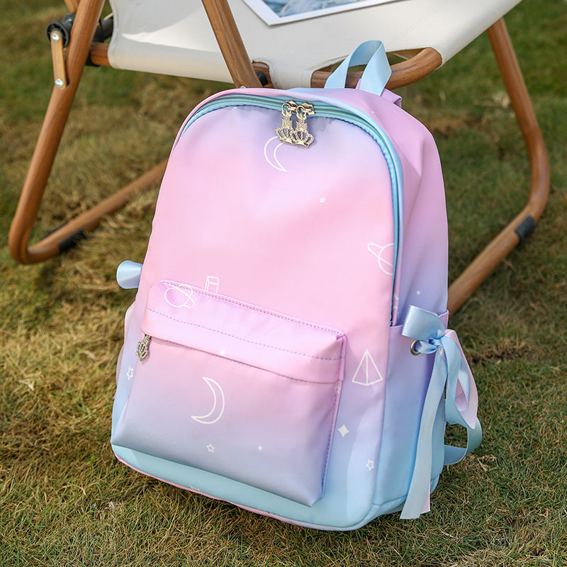 Stylish Galaxy Print Backpack