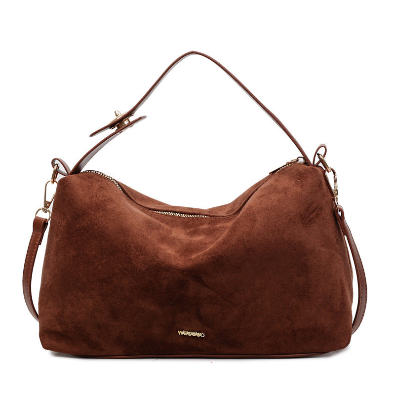 Women's practical shoulder bag made of soft suede-https://detail.1688.com/offer/986528708651.html-Calm Wears-Braun-nothing-Calm Wears