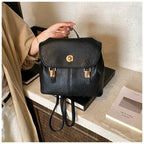 Vintage-Inspired Leather Backpack