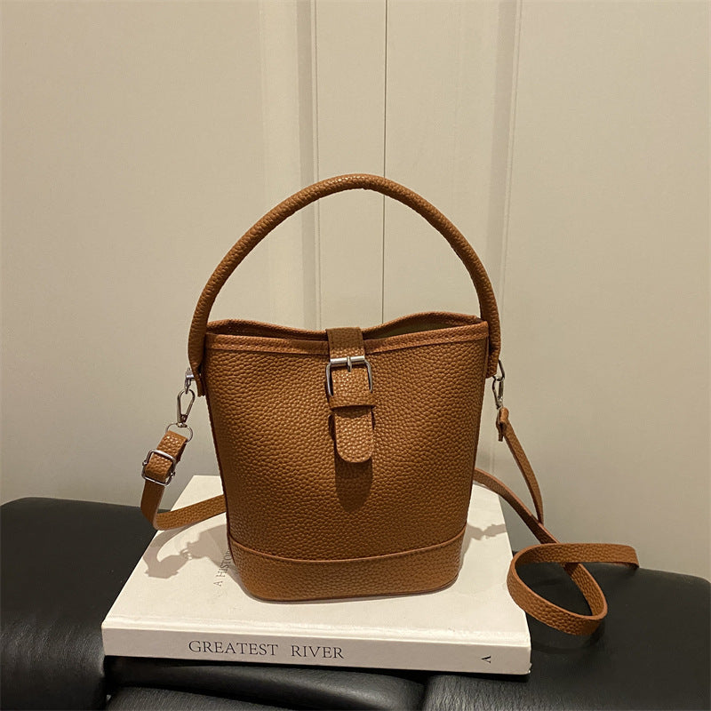 Women stylish Bucket Bag-https://detail.1688.com/offer/1044999983373.html-Calm Wears-Braun-nothing-Calm Wears