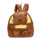 Plush backpack with animal cuddly motif