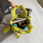 Plush handbag in the cheeky children's motif