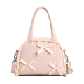 WoCharming Bow-Embellished Everyday Handbag