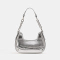 Chic Metallic Shoulder Bag
