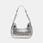 Chic Metallic Shoulder Bag