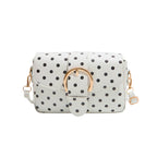 Stylish Polka Dot Crossbody Handbag
