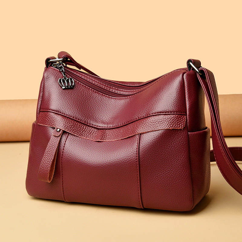 Elegant Multi-Pocket Shoulder Bag