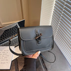 WoStructured Leather Crossbody Bag