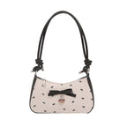 Charming Bow Detail Quilted Handbag