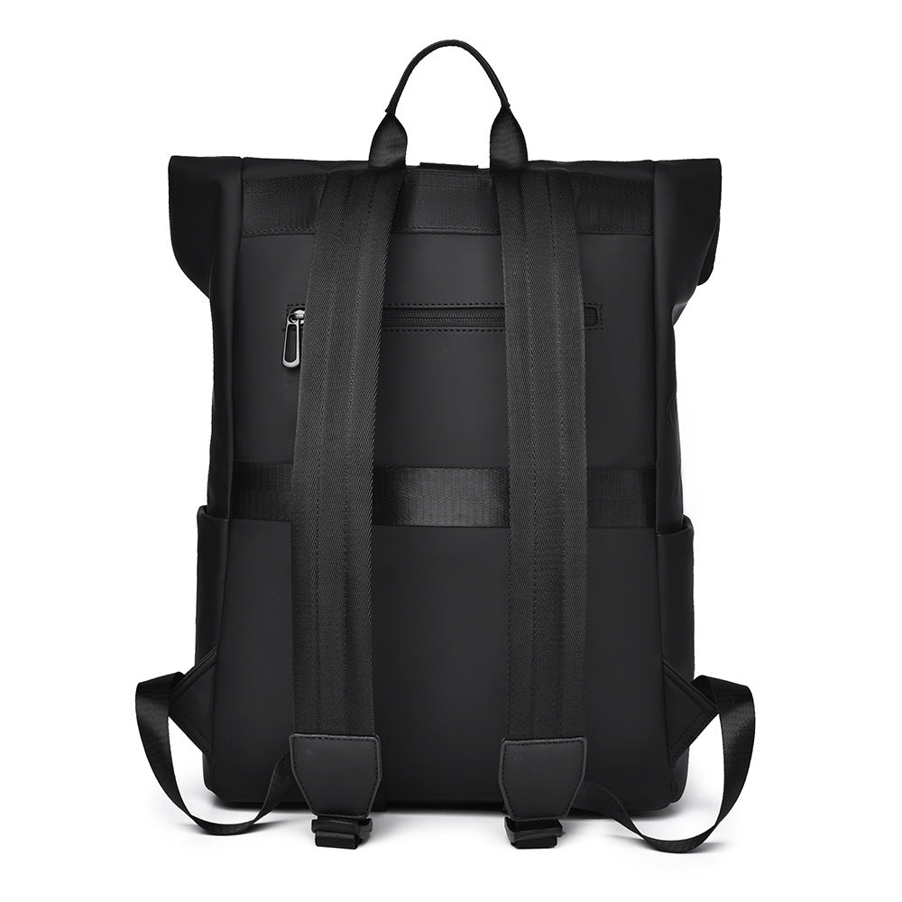 Modern Waterproof Roll-Top Backpack