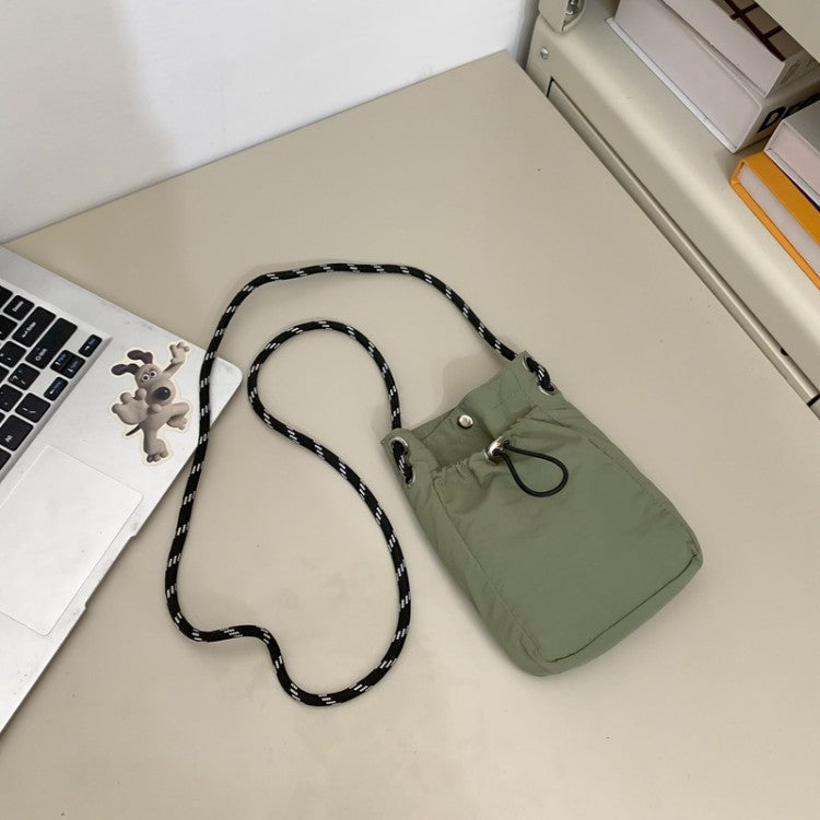 Mini Drawstring Crossbody Bag