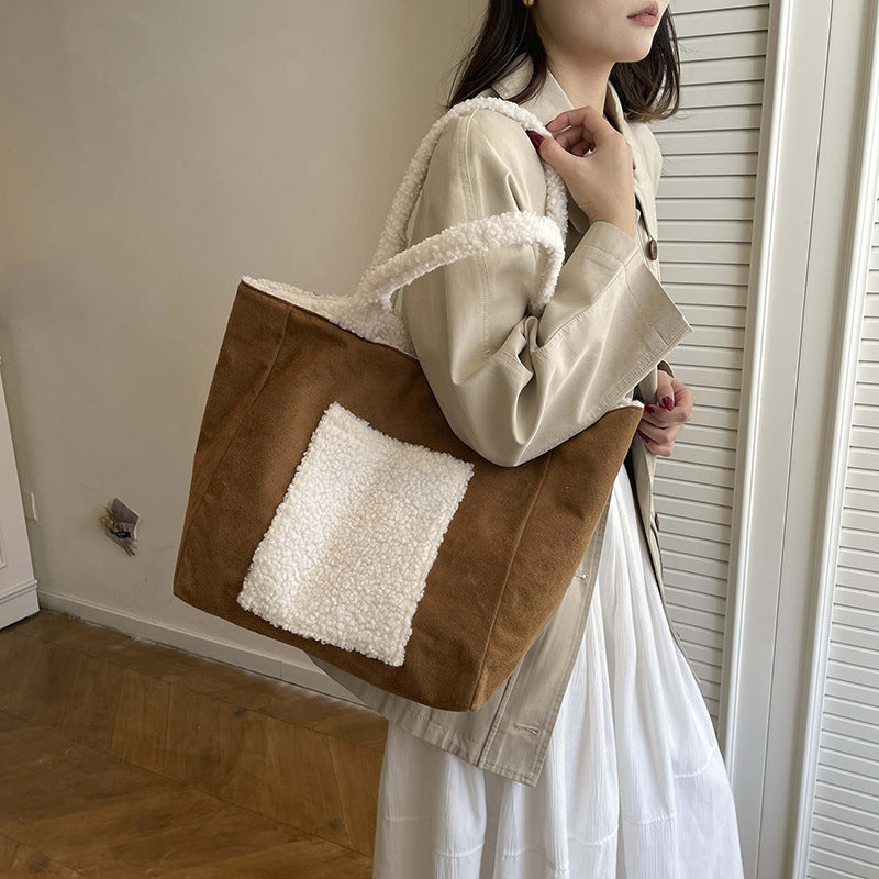Women’s tote bag made of high-quality material and exclusive design-https://detail.1688.com/offer/1030506824155.html-Calm Wears-Khaki-nothing-Calm Wears