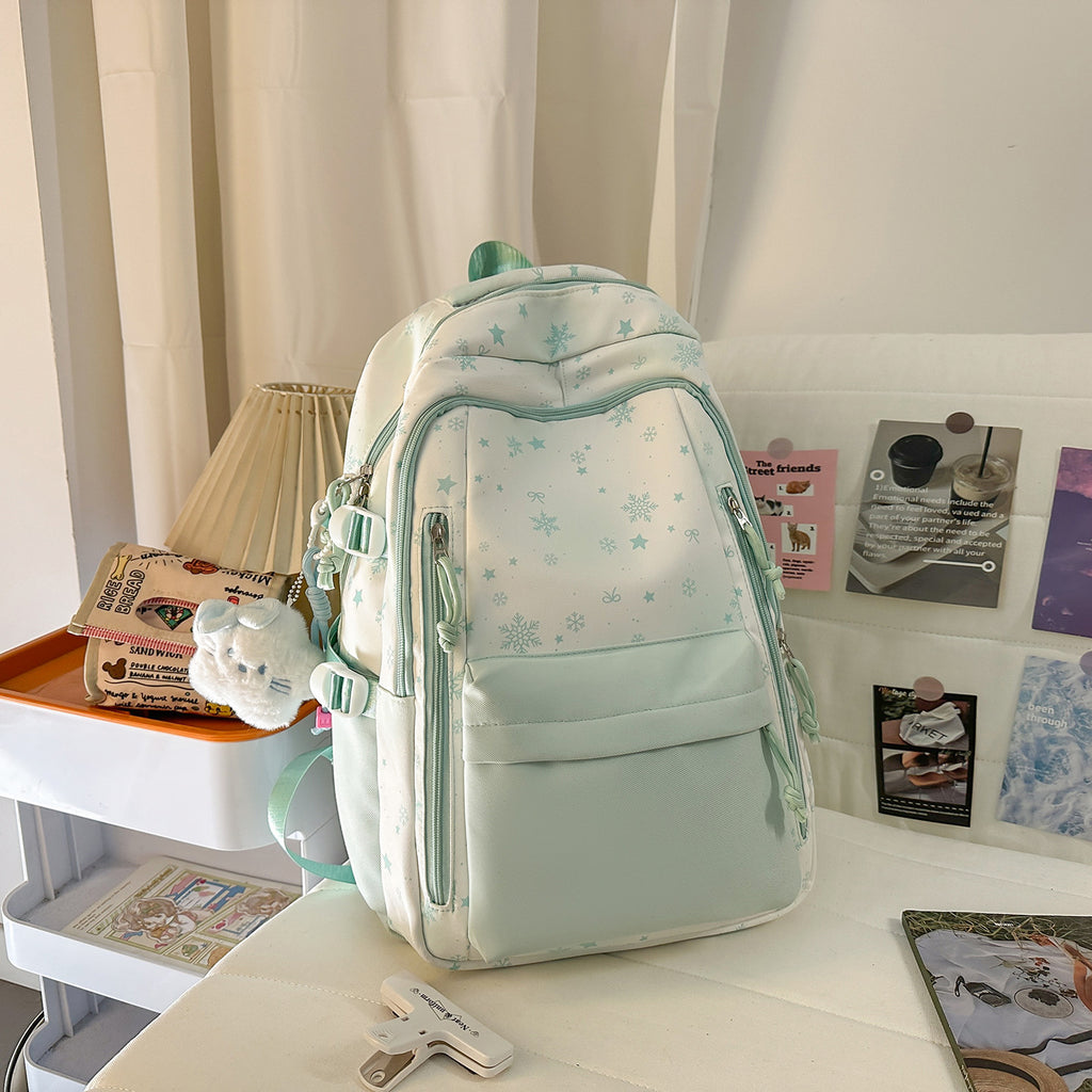 Multifunctional backpack with playful design and ergonomic padding