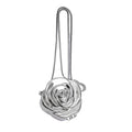 Elegantly Crafted Rose-Shaped Crossbody Bag
