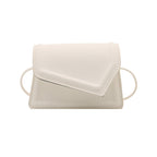Women's mini handbag with elegant clasp closure technique
