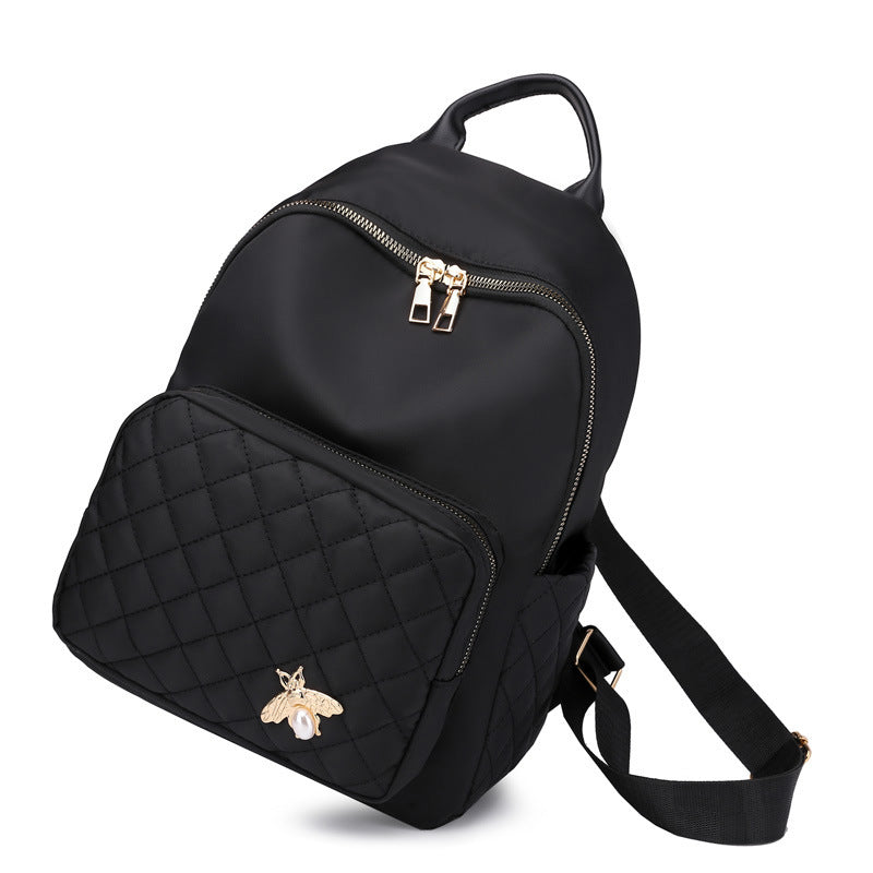 Quilted Vegan Leather Backpack
