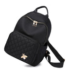 Quilted Vegan Leather Backpack