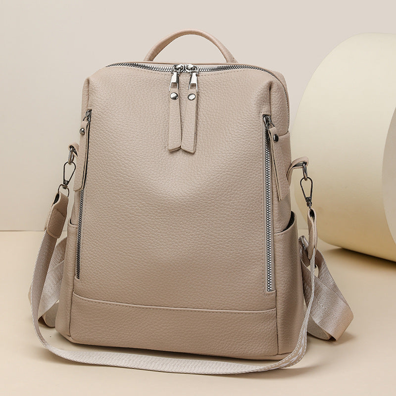 Textured Multi-Pocket Backpack