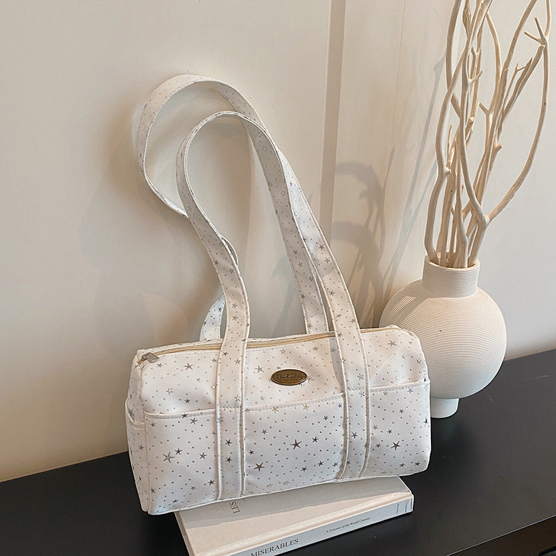 Stylish Star-Embellished Shoulder Bag