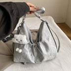 Crinkled Pouch Handbag