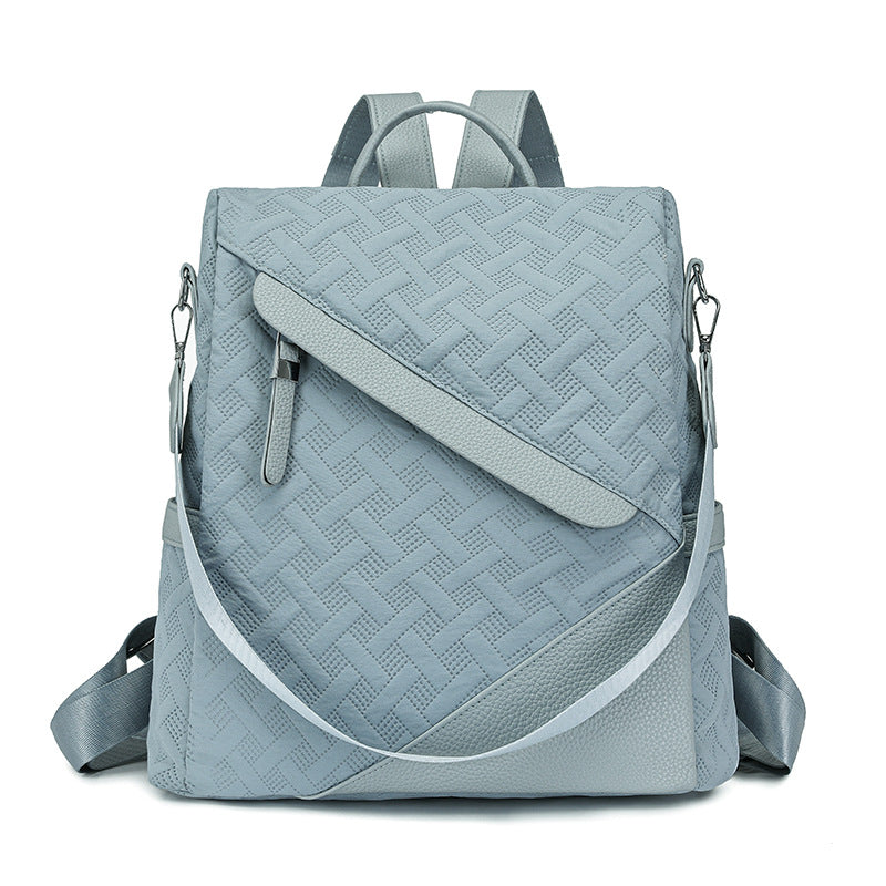 Elegant Textured Leather Backpack