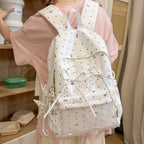 Stylish Polka Dot Pattern Backpack
