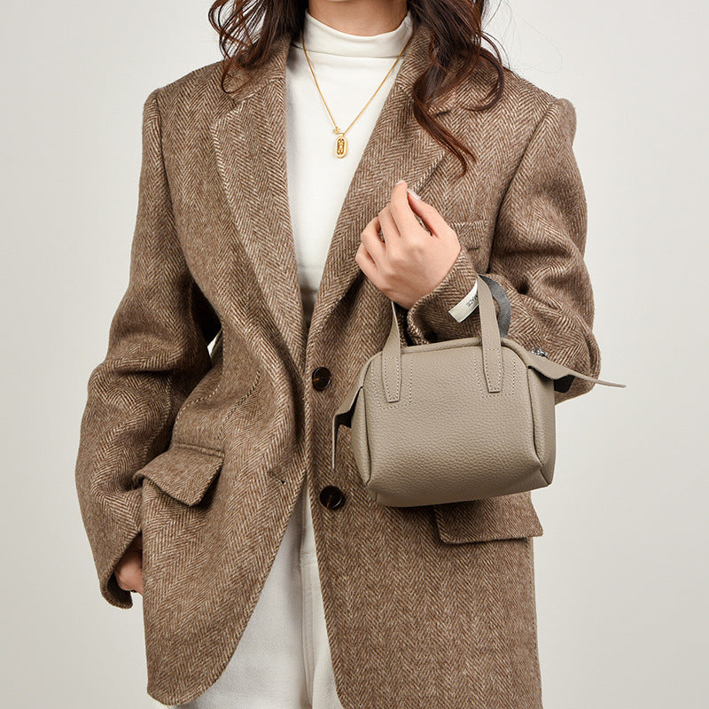 Textured Mini Handheld Bag