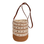 Ladies crocheted shoulder bag with fashionable drawstring-https://detail.1688.com/offer/1046006069849.html-Calm Wears-Beige-nothing-Calm Wears