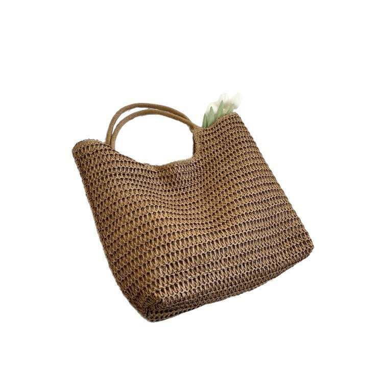 Handmade ven Straw Tote Bag Calm Wears