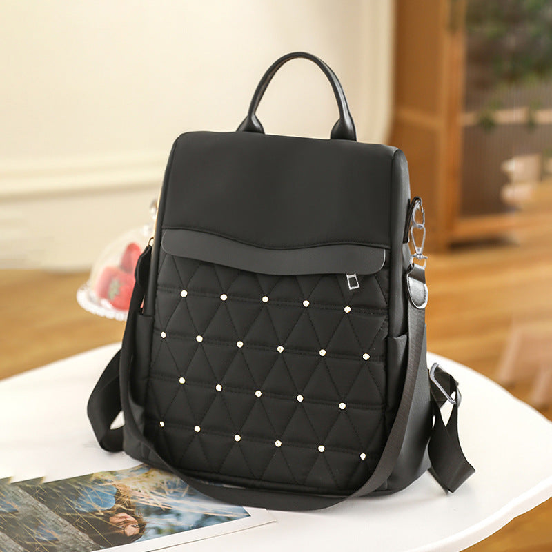 Elegant Quilted Backpack