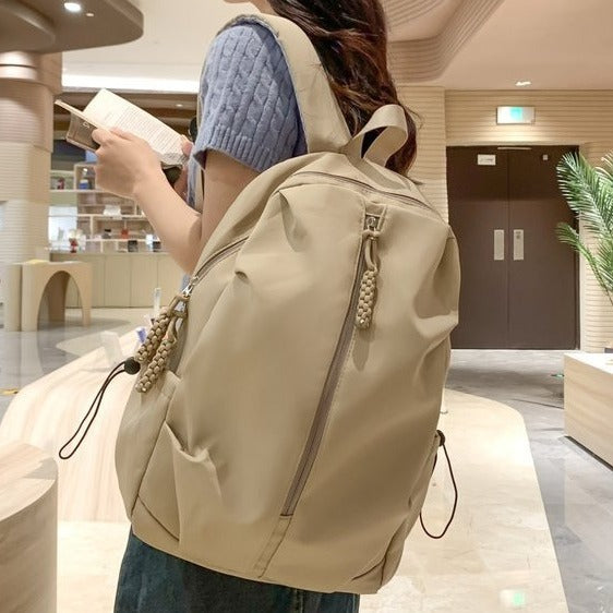 Leisure backpack with innovative storage