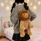 Plush Lion Backpack
