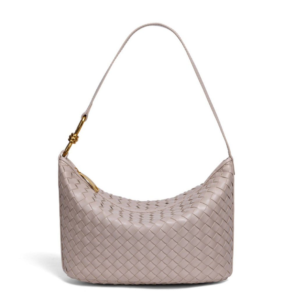 Stylish Woven Leather Handbag