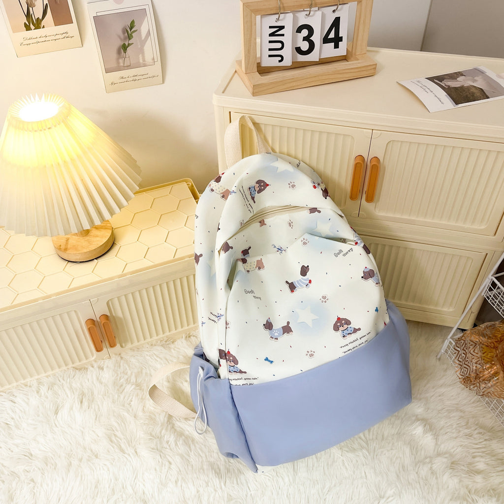 Plush Backpack with Animal Motif and Multifunctional Design