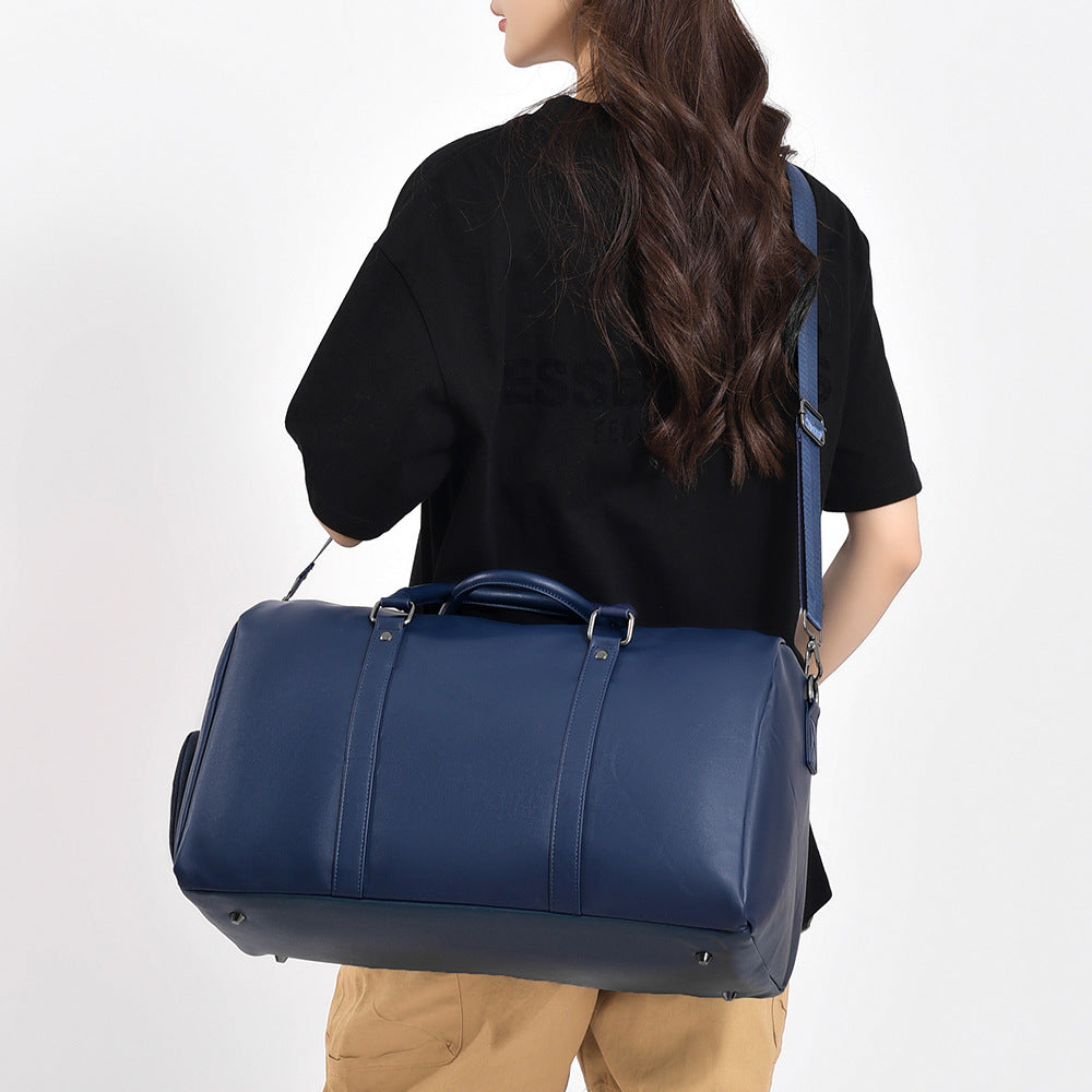 Premium Leather Travel Duffel