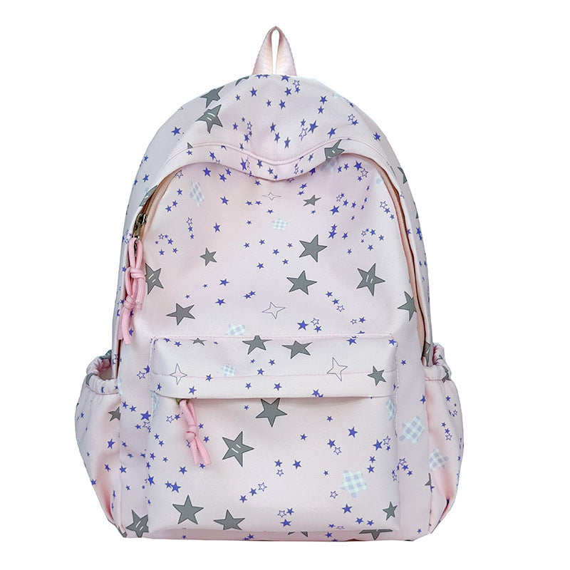 Girls' Star Patterned Backpack