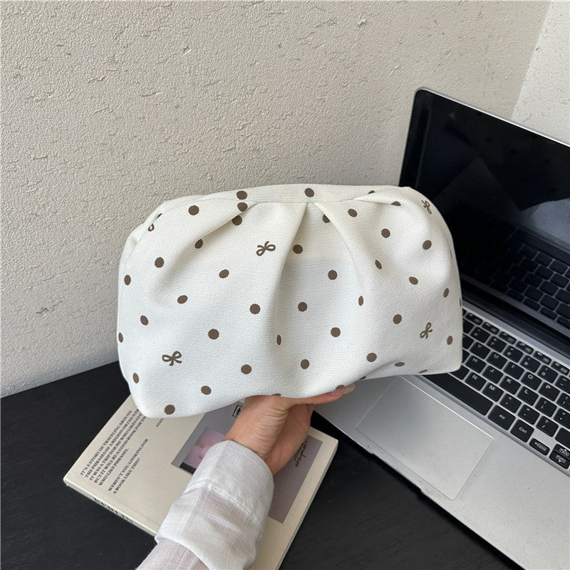 WoPolka Dot Patterned Cosmetic Bag