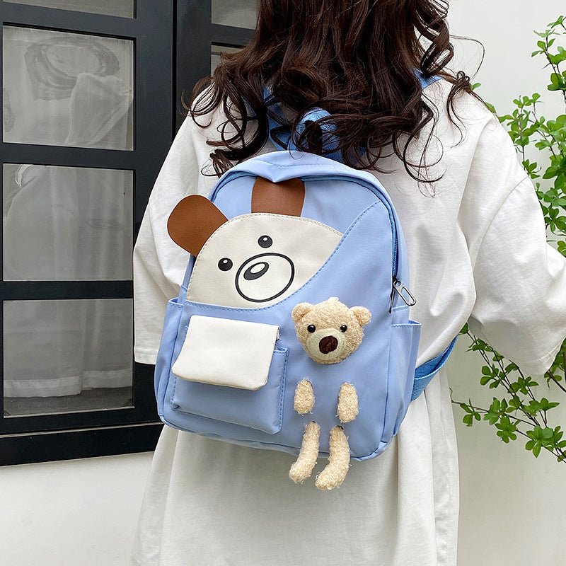 Cute Bear-Themed Mini Backpack