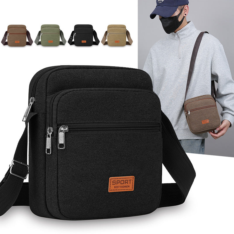 Versatile Canvas Crossbody Bag