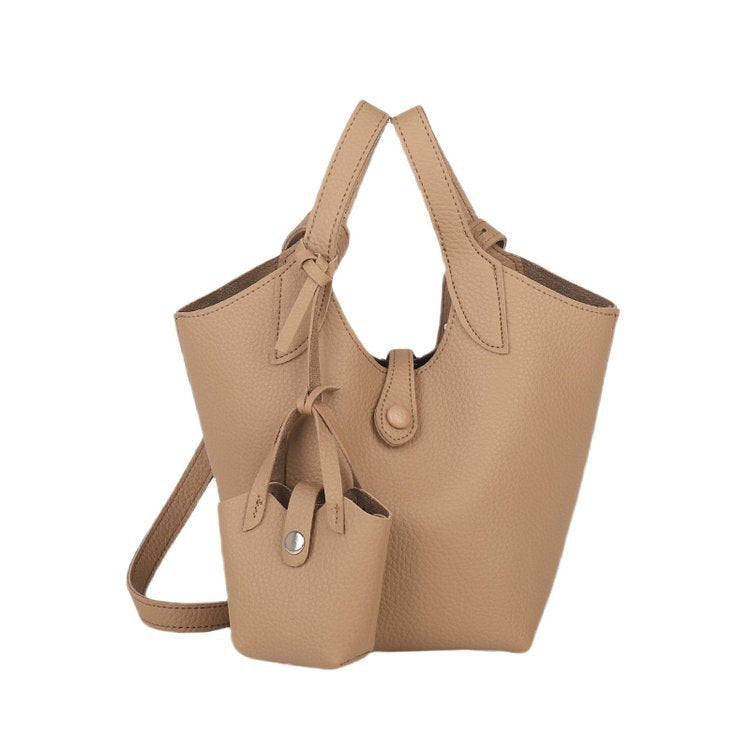 Ladies' tote bag with detachable mini organizer-https://detail.1688.com/offer/924685708787.html-Calm Wears-Khaki-Size: One size-Calm Wears