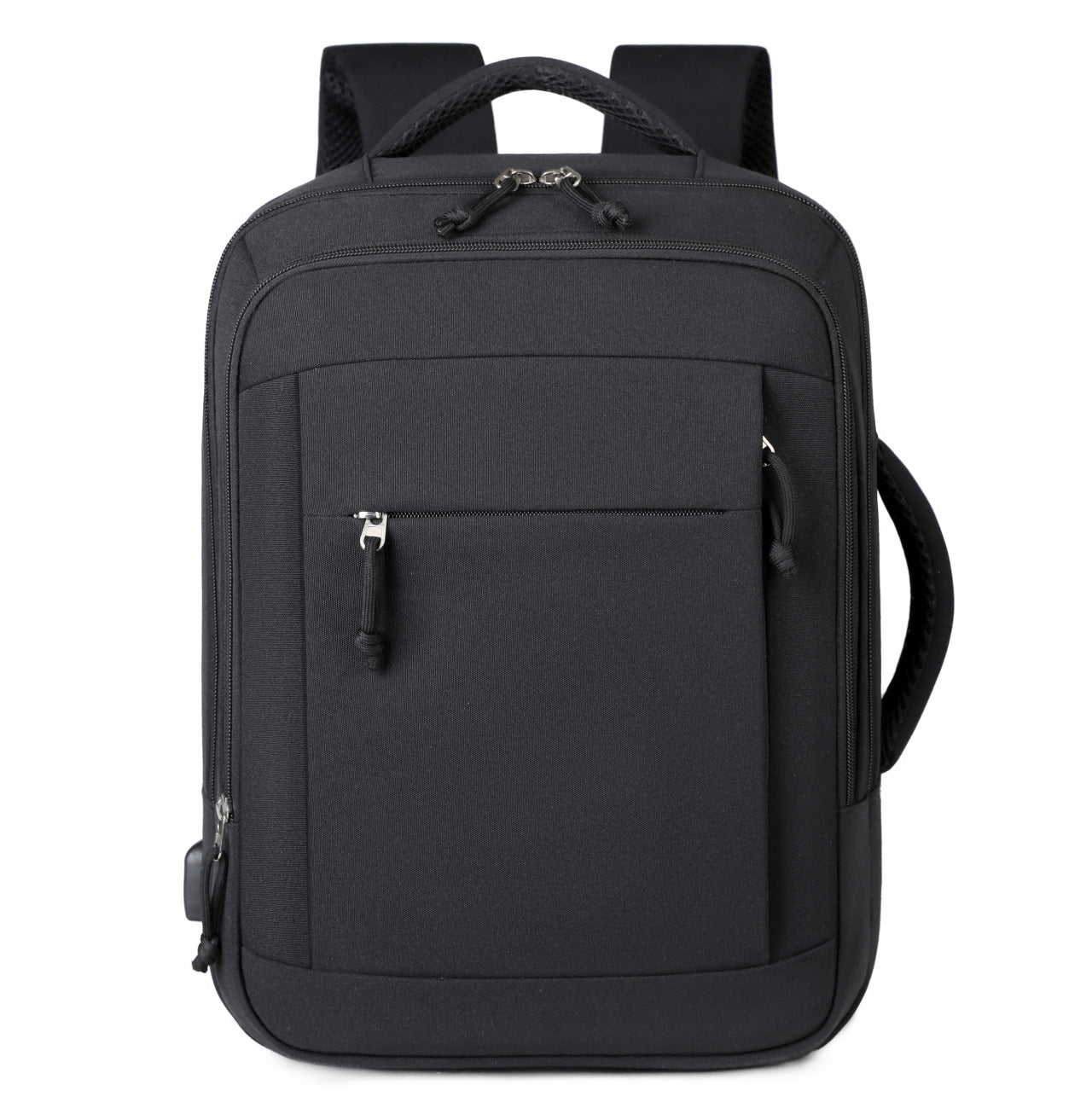 Elegant Laptop Backpack with Versatile Organizational Compartments-https://detail.1688.com/offer/1064872999835.html-Calm Wears-Black-nan-Calm Wears