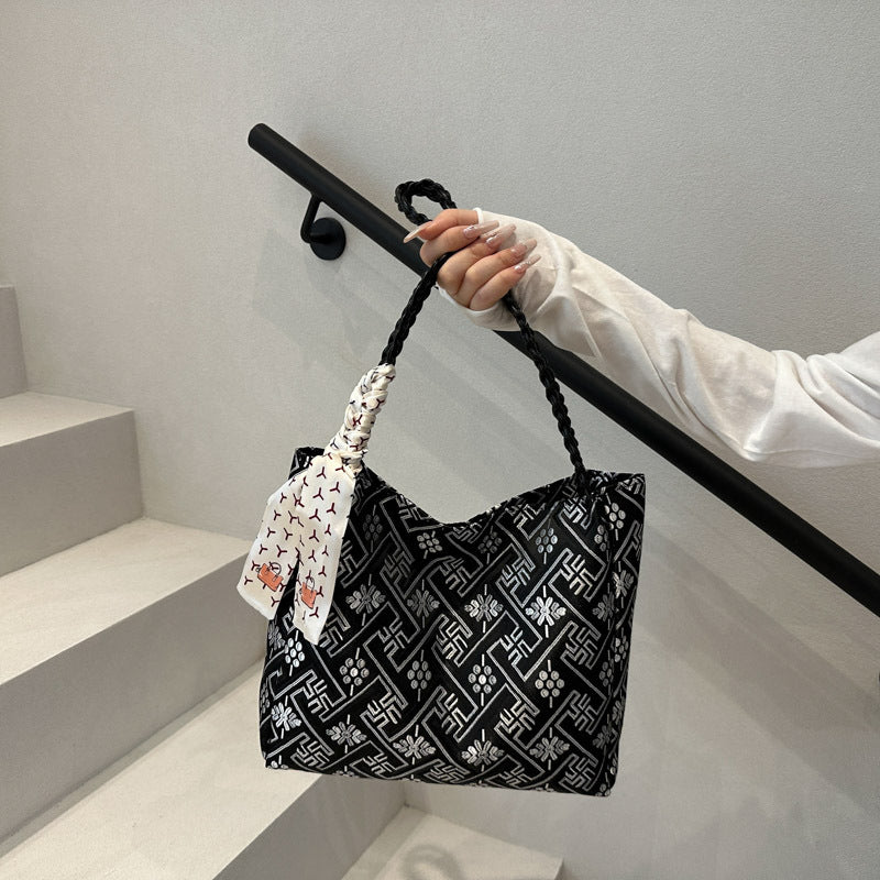 Elegant Patterned Tote Bag