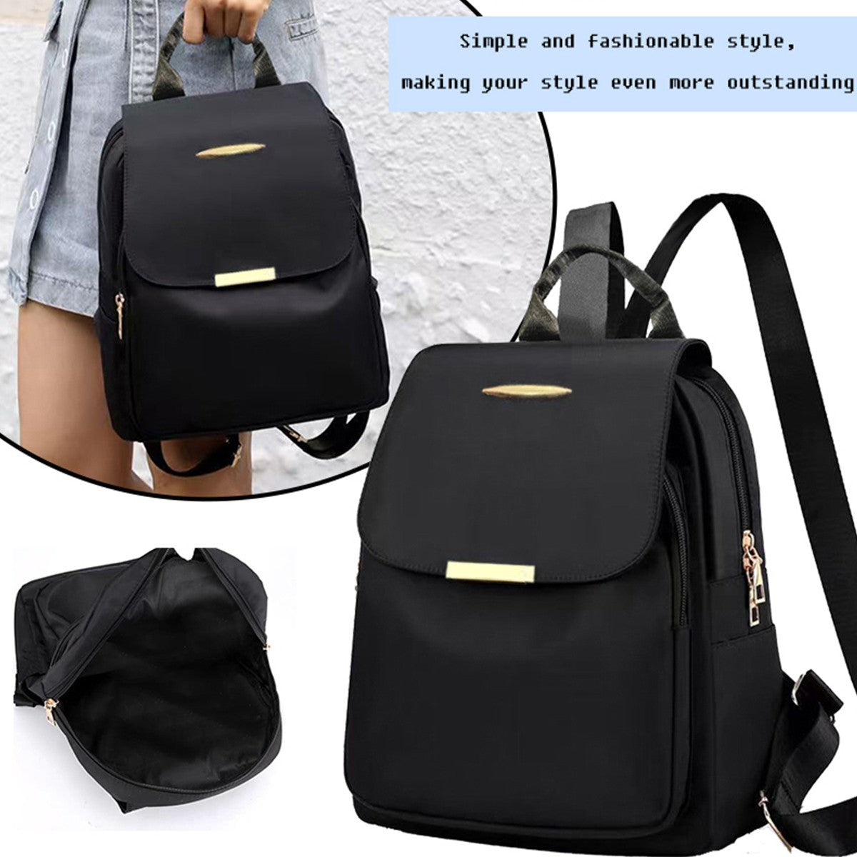 Stylish Convertible Backpack Calm Wears